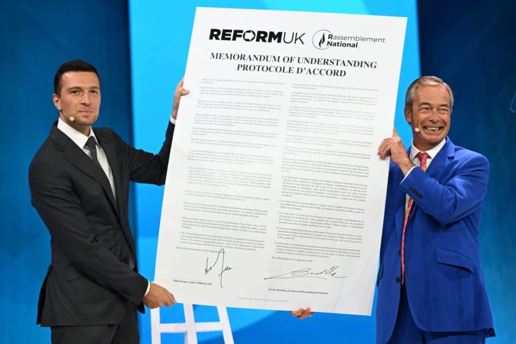 Farage Claims He Can “Stop Boats Forever” With National Rally Deal